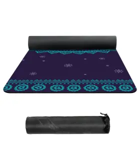 HNMATS-H917YERONG2 NUVETI Suede Tpe Yoga Mat High Density Bag