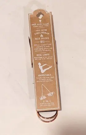 817149023735 OAK AND REED Yoga Straps Mat Slings Exercise #2