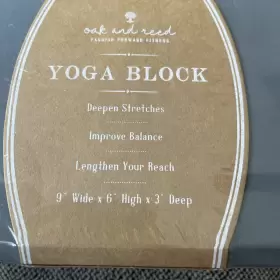 817149023865 OAK AND REED Yoga Block Foam Fitness #3