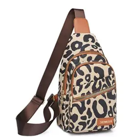 ZH-1105 OANEXX Chest Bag Women Letter Print Crossbody Sling