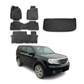 3408444-250F OMAC Floor Mats Cargo Liners Honda Pilot