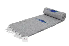MX1-GREY OPEN ROAD GOODS Yoga Blanket Mexican Thunderbird MX1-GREY OPEN ROAD GOODS Yoga Blanket Mexican Thunderbird
