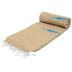 MX1-TAN OPEN ROAD GOODS Khaki Thunderbird Yoga Blanket Throw