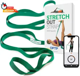 313028144121 OPTP Stretch Strap Exercise Book Top Choice Stre
