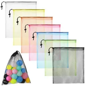 ZMTFY5YYJ ORUOLA Mesh Storage Bag Drawstring Storing Pool