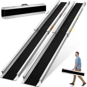B0D8W6R5BC OSLUKEN Wheelchair Ramp Whee