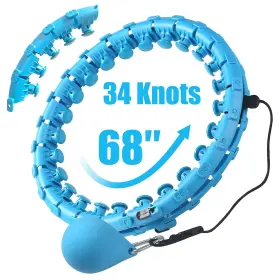 3202 OURSTARRY Knots Workout Hoop Smart Waist Exercise Ring