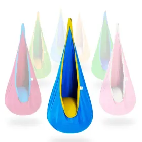 P-chc-by OUTREE Kids Swing Seat Child Hammock Chair Sensory