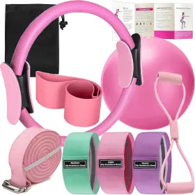313045377397 OYLYOYEA Pilates Set Women Rings Balls Bands Fle 313045377397 OYLYOYEA Pilates Set Women Rings Balls Bands Fle