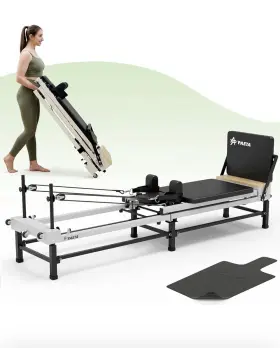 Paeta 313030811882 Pilates Reformer 91 Inch Foldable Machine Paeta 313030811882 Pilates Reformer 91 Inch Foldable Machine
