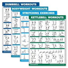 4-DUM-BDY-STR-KETT PALACE LEARNING Pack Dumbbell Workouts