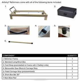 5922 PEAK Pilates Studio Artistry Reformer Rope #2 5922 PEAK Pilates Studio Artistry Reformer Rope #2