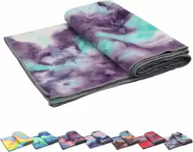 791300600020 PEFI Yoga Slip Towel Skidless Waffle Pink