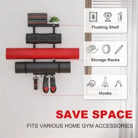 Pf-yholder PELOFAMILY Yoga Mat Holder Wall Mount Storage Rack #2 Pf-yholder PELOFAMILY Yoga Mat Holder Wall Mount Storage Rack #2