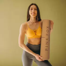 YOGA-MAT-02 PINK FOX WELLNESS Women Men Workout #3