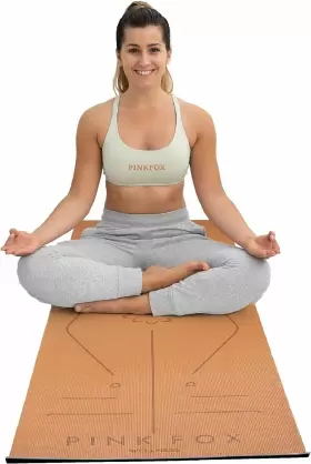 YOGA-MAT-02 PINK FOX WELLNESS Women Men Workout