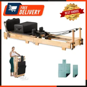 749664670197 PIOTHIOH Reformer Wood Pilate Bed Yoga Exercise
