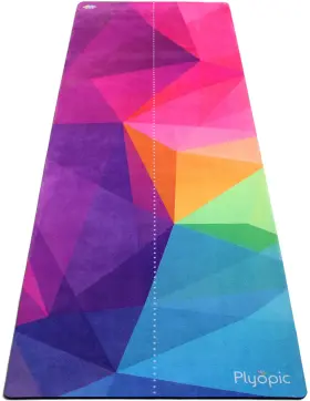 PYC1003102 PLYOPIC Yoga Mat Sweat Grip Towel Eco Natu