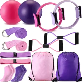 HUJ-POEN-570 POEN Pilates Ring Ball Set Women Circle