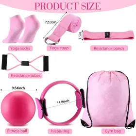 POEN-SOIJ-2399 POEN Pilates Ring Ball Set Women Circle #2 POEN-SOIJ-2399 POEN Pilates Ring Ball Set Women Circle #2