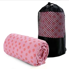 762021508384 POKIVIR Yoga Towel Mat Sweat Absorbing Slip