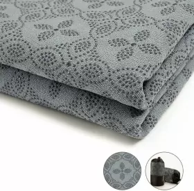 762021508421 POKIVIR Yoga Towel Mat Sweat Absorbing Slip #2