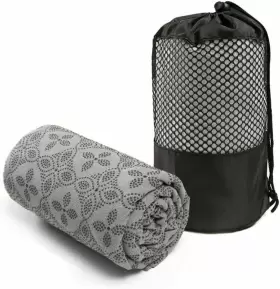 762021508421 POKIVIR Yoga Towel Mat Sweat Absorbing Slip