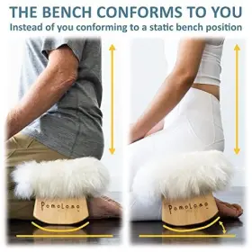 860007940002 POMOLOSO Meditation Bench Seat Cover Meditate #2