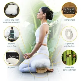 860007940002 POMOLOSO Meditation Bench Seat Cover Meditate #3