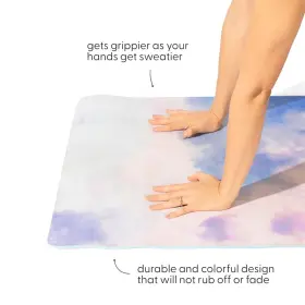826691800411 POPFLEX Vegan Suede Yoga Mat Slip Ultra Yog #3