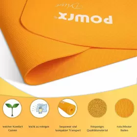 250508520838 POWRX Yoga Mat Tpe Bag Exercise Workout Slip #2 250508520838 POWRX Yoga Mat Tpe Bag Exercise Workout Slip #2