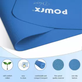 250508520845 POWRX Yoga Mat Tpe Bag Exercise Workout Slip #2