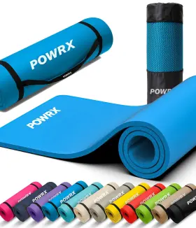 744110835205 POWRX Exercise Yoga Mat Strip Bag Nonslip
