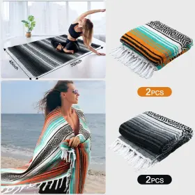 LEN-PREBOUN-406 PREBOUN Mexican Yoga Blanket Pack Camp #2 LEN-PREBOUN-406 PREBOUN Mexican Yoga Blanket Pack Camp #2