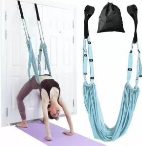 696629471859 PRICEXES Yoga Stretching Strap Leg Waist Stretch