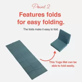 589958648688 PRIMASOLE Folding Travel Yoga Mat Light #3