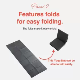 589958648701 PRIMASOLE Folding Travel Yoga Mat Light #3