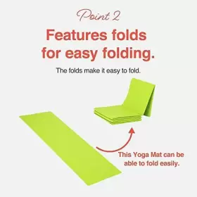 589958648787 PRIMASOLE Folding Travel Yoga Mat Light #3