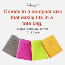 589958648800 PRIMASOLE Folding Travel Yoga Mat Light Workout #2