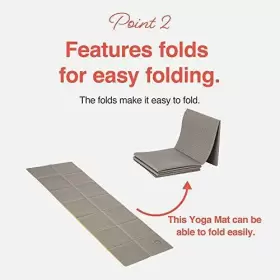 589958648817 PRIMASOLE Folding Travel Yoga Mat Light #3