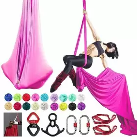 PLM-SILK-8.2M PRIORMAN Aerial Silks Set Ariel Yoga Hammock PLM-SILK-8.2M PRIORMAN Aerial Silks Set Ariel Yoga Hammock