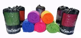 PS-2704-NST-PURPLE PROSOURCE Skid Grippy Microfiber Yoga #2
