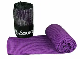 PS-2704-NST-PURPLE PROSOURCE Skid Grippy Microfiber Yoga