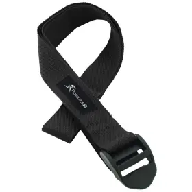 PS-2011-PLSTC-BLACK PROSOURCEFIT Cinch Buckle Yoga Strap