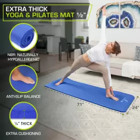 810244020913 PROSOURCEFIT Yoga Pilates Mat High #2