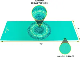 PS-1922-MANDALA PROSOURCEFIT Yoga Mats Stability #2