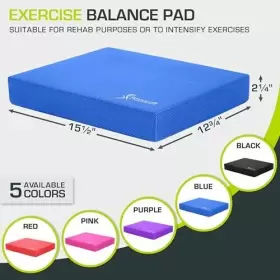810244023242 PROSOURCEFIT Exercise Balance Pad Slip Cushioned #2
