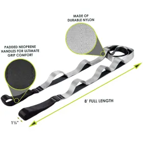810244023884 PROSOURCEFIT Loop Stretching Strap Yoga Pilates #2 810244023884 PROSOURCEFIT Loop Stretching Strap Yoga Pilates #2