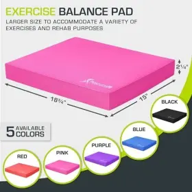 810244025284 PROSOURCEFIT Exercise Balance Pad Cushioned Slip #2