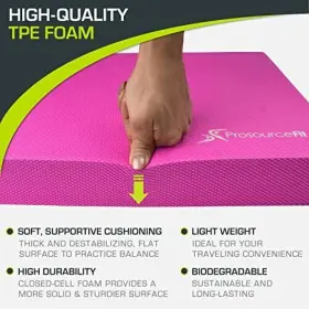 810244025284 PROSOURCEFIT Exercise Balance Pad Cushioned Slip #3